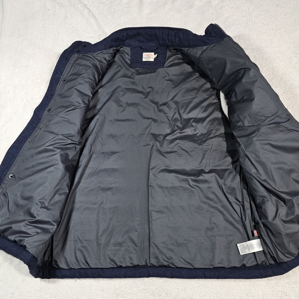 Faherty Teton Valley Vest In Navy Heather  ModeSens - Picture 9 of 11
